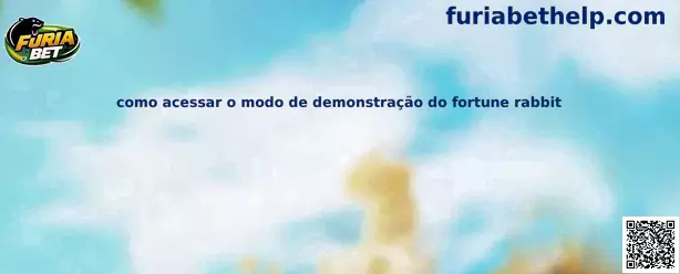 Como acessar o modo de demonstração do Fortune Rabbit