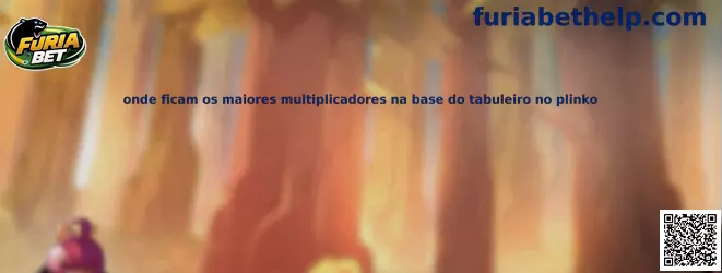 Localização dos maiores multiplicadores na base do tabuleiro no Plinko