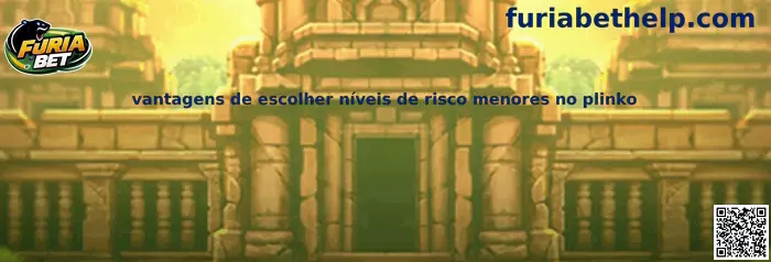 Vantagens de escolher níveis de risco menores no Plinko