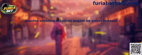 Quantidade de símbolos idênticos que pagam no Sweet Bonanza